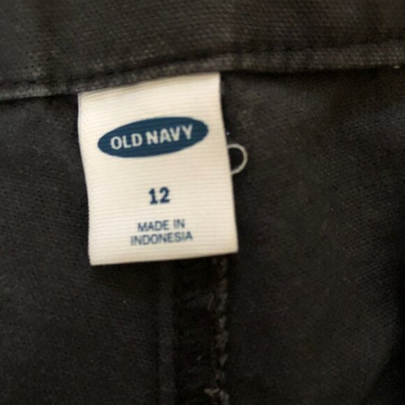 Old Navy Mid Rise Raw Hem Utility Chino Pants - Lot of 2 - Size 12 - Picture 3 of 6